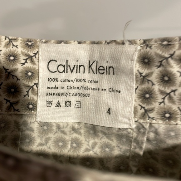 Calvin Klein two piece all cotton outfit size 4 - Picture 3 of 6